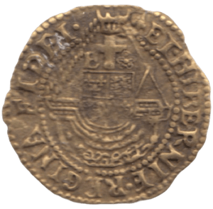 1578 - 1579 GOLD QUARTER ANGEL ELIZABETH 1ST - HAMMERED COINS - Cambridgeshire Coins