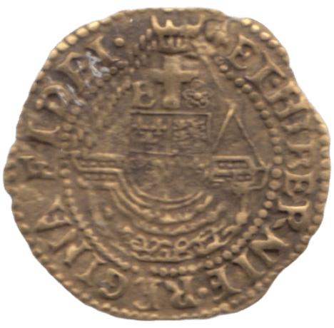 1578 - 1579 GOLD QUARTER ANGEL ELIZABETH 1ST - HAMMERED COINS - Cambridgeshire Coins
