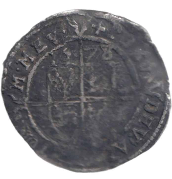 1578 ELIZABETH I SILVER THREEPENCE - THREEPENCE - Cambridgeshire Coins