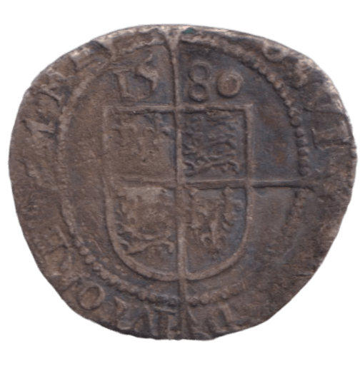 1580 THREEPENCE ELIZABETH I - ELIZABETH I - Cambridgeshire Coins
