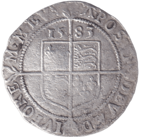 1581 SILVER SIXPENCE ELIZABETH I - ELIZABETH I - Cambridgeshire Coins