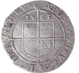 1581 SILVER SIXPENCE ELIZABETH I - ELIZABETH I - Cambridgeshire Coins