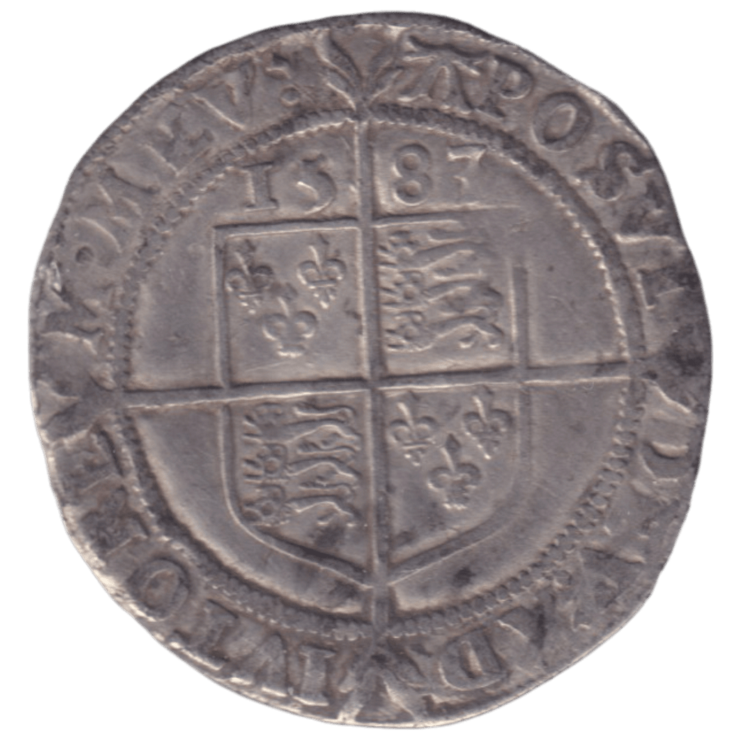 1581 SIXPENCE ELIZABETH I - HAMMERED COINS - Cambridgeshire Coins
