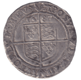 1581 SIXPENCE ELIZABETH I - HAMMERED COINS - Cambridgeshire Coins