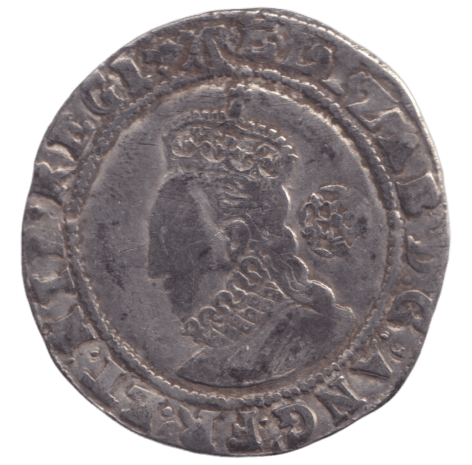 1581 SIXPENCE ELIZABETH I - HAMMERED COINS - Cambridgeshire Coins