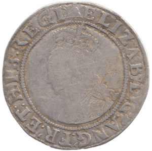 1582 ELIZABETH I 6TH ISSUE SHILLING - ELIZABETH I - Cambridgeshire Coins