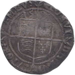 1582 ELIZABETH I SIX PENCE - ELIZABETH I - Cambridgeshire Coins