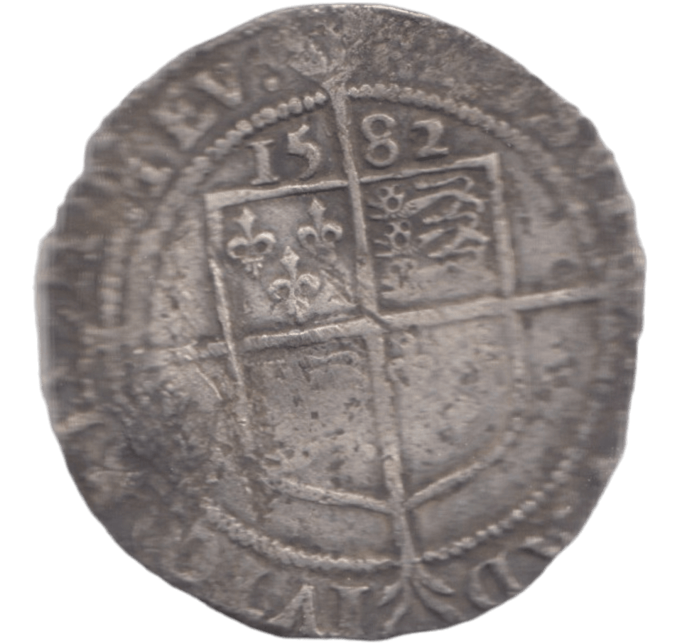 1582 ELIZABETH I SIXPENCE - ELIZABETH I - Cambridgeshire Coins
