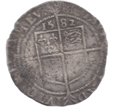 1582 ELIZABETH I SIXPENCE - ELIZABETH I - Cambridgeshire Coins