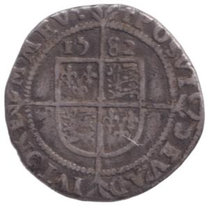 1582 SILVER THREEPENCE ELIZABETH IST - HAMMERED COINS - Cambridgeshire Coins