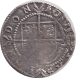 1582 SILVER TWOPENCE ELIZABETH IST - ELIZABETH I - Cambridgeshire Coins