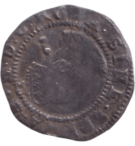 1584 SILVER TWOPENCE ELIZABETH I - ELIZABETH I - Cambridgeshire Coins