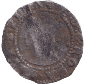 1587 SILVER HALF GROAT ELIZABETH I - ELIZABETH I - Cambridgeshire Coins
