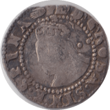 1590 SILVER HALF GROAT ELIZABETH IST - ELIZABETH I - Cambridgeshire Coins