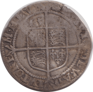 1590 SILVER SIXPENCE ELIZABETH I - SIXPENCE - Cambridgeshire Coins