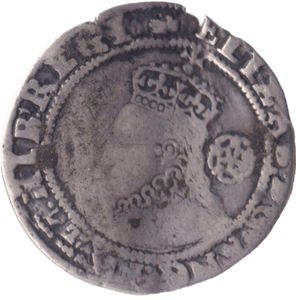 1590 SILVER SIXPENCE ELIZABETH IST - HAMMERED COINS - Cambridgeshire Coins
