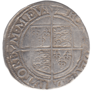 1592 ELIZABETH I 6TH ISSUE SHILLING - ELIZABETH I - Cambridgeshire Coins