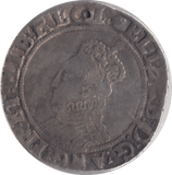 1594 - 1596 ELIZABETH I SILVER SHILLING HOLED - ELIZABETH I - Cambridgeshire Coins