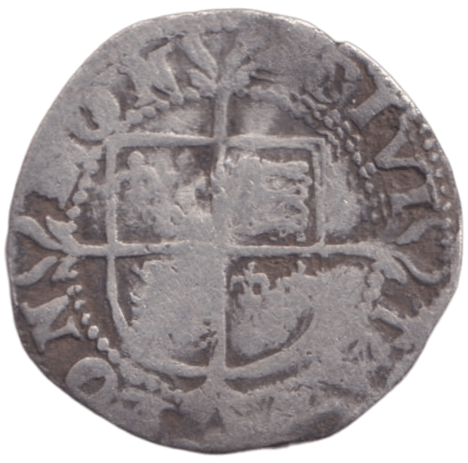 1595 SILVER HALF GROAT ELIZABETH I - ELIZABETH I - Cambridgeshire Coins
