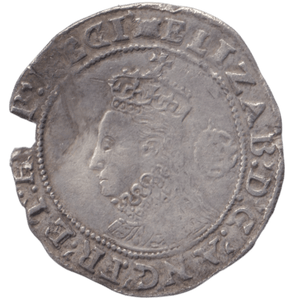 1595 SIXPENCE ELIZABETH I - HAMMERED COINS - Cambridgeshire Coins
