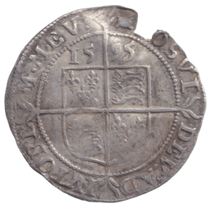 1595 SIXPENCE ELIZABETH I - HAMMERED COINS - Cambridgeshire Coins