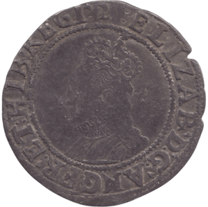 1602 ELIZABETH I 7TH ISSUE SHILLING - ELIZABETH I - Cambridgeshire Coins