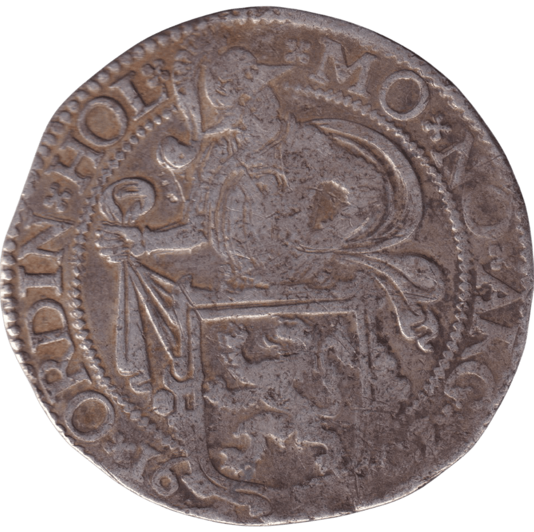 1602 SILVER DUTCH LION DOLLAR NETHERLANDS - SILVER WORLD COINS - Cambridgeshire Coins