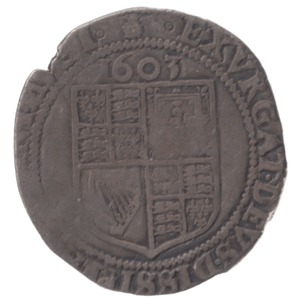 1603 JAMES I SIXPENCE - JAMES I - Cambridgeshire Coins