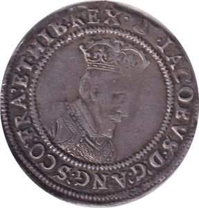1603 SILVER SHILLING HAMMERED IRELAND - SILVER WORLD COINS - Cambridgeshire Coins