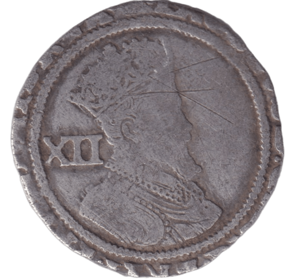 1603 SILVER SHILLING JAMES I CLIPPED - JAMES I - Cambridgeshire Coins