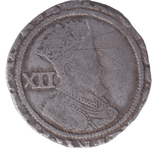 1603 SILVER SHILLING JAMES I CLIPPED - JAMES I - Cambridgeshire Coins