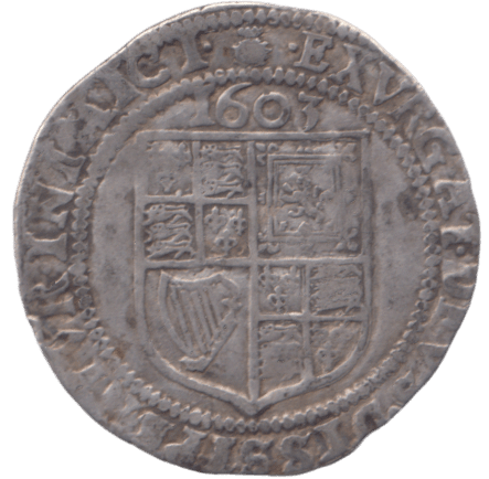 1603 SILVER SIXPENCE JAMES I - HAMMERED COINS - Cambridgeshire Coins