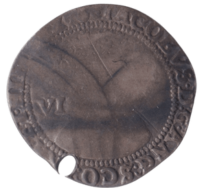 1603 SILVER SIXPENCE JAMES I - JAMES I - Cambridgeshire Coins