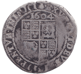 1604 SILVER SIXPENCE JAMES I - JAMES I - Cambridgeshire Coins