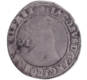 1604 SILVER SIXPENCE JAMES I - JAMES I - Cambridgeshire Coins