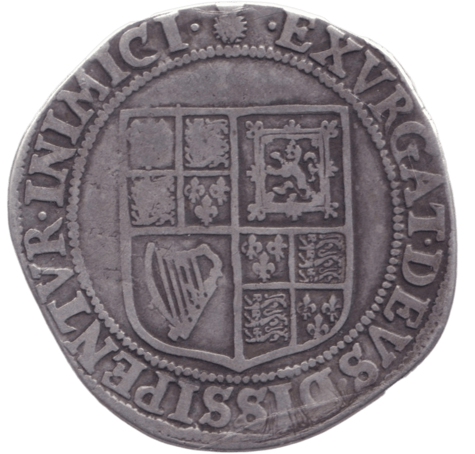 1608 - 1625 SILVER SHILLING JAMES 1ST - JAMES I - Cambridgeshire Coins