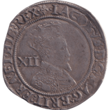 1610 SILVER SHILLING JAMES I - JAMES I - Cambridgeshire Coins