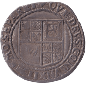 1610 SILVER SHILLING JAMES I - JAMES I - Cambridgeshire Coins