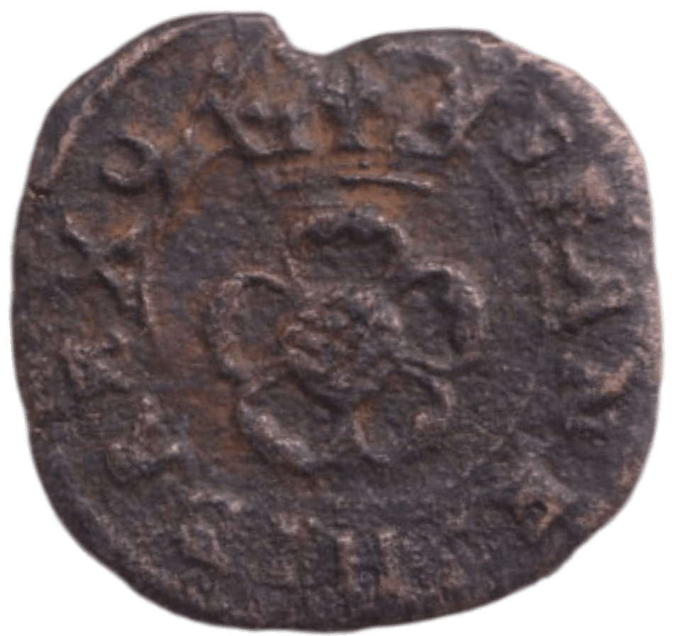 1625 ROSE FARTHING CHARLES I - CHARLES I - Cambridgeshire Coins