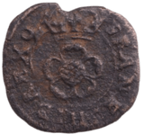 1625 ROSE FARTHING CHARLES I - CHARLES I - Cambridgeshire Coins