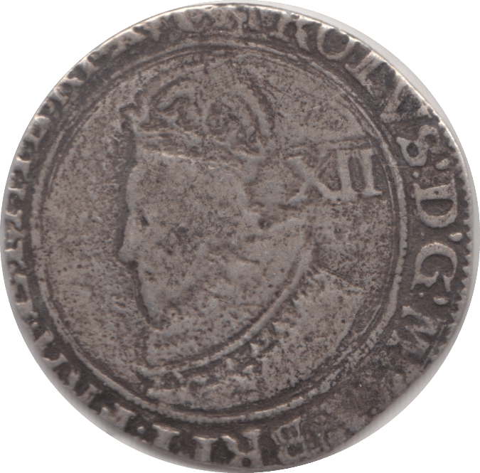 1625 SILVER SHILLING JAMES 1ST - Hammered Coins - Cambridgeshire Coins