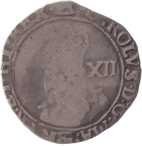 1628 SILVER SHILLING CHARLES I - CHARLES I - Cambridgeshire Coins
