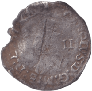 1628 SILVER TWO PENCE CHARLES I - CHARLES I - Cambridgeshire Coins