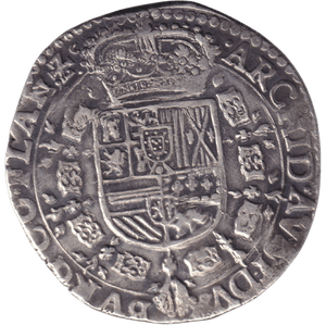 1633 SILVER PATAGON SPANISH NETHERLANDS - SILVER WORLD COINS - Cambridgeshire Coins