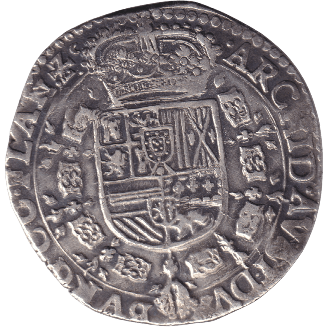 1633 SILVER PATAGON SPANISH NETHERLANDS - SILVER WORLD COINS - Cambridgeshire Coins