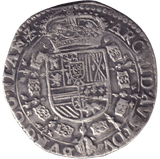 1633 SILVER PATAGON SPANISH NETHERLANDS - SILVER WORLD COINS - Cambridgeshire Coins