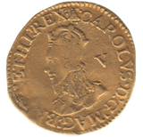 1634 GOLD CROWN CHARLES I - CHARLES I - Cambridgeshire Coins