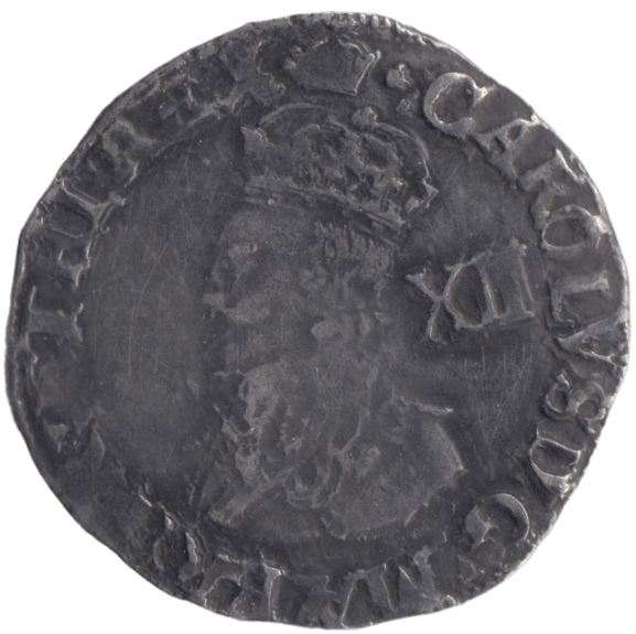 1635 CHARLES I SHILLING - CHARLES I - Cambridgeshire Coins