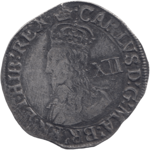 1635 CHARLES I SHILLING - CHARLES I - Cambridgeshire Coins