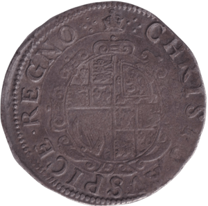 1635 SILVER SHILLING CHARLES I - CHARLES I - Cambridgeshire Coins